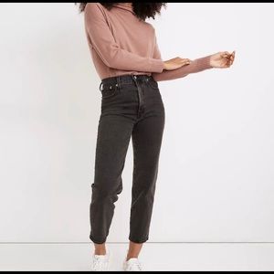 Madewell Classic Straight Black Jeans